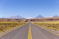 Route 23, a scenic road in the north ofÃÂ Chile Royalty Free Stock Photo